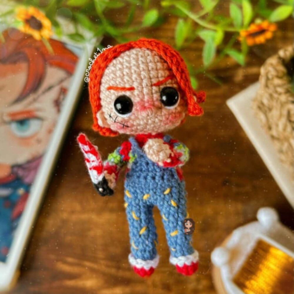 Mini Chucky • Patrón digital (PDF)